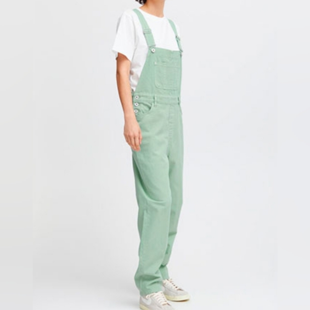 Ichi Calena Overalls In Green Tea NWT